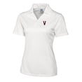 thumbnail image 2 of Women's Cutter & Buck White Virginia Cavaliers Vintage CB DryTec Genre Textured Solid Polo, 2 of 3