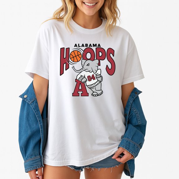 Alabama Hoops T-Shirt – Sports Fan Gear – Unisex Basketball Lovers