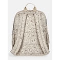 thumbnail image 2 of Madden NYC Women's Dome Backpack with Charm Chain Accent, Khaki Smiley, 2 of 5