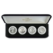 Four Set of Walking Liberty Half Dollar Coins
