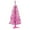 Pink, variant on 4 ft. Pre-Lit Artificial White Iridescent Tinsel Christmas Tree, Clear Lights, Includes Stand