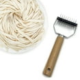 thumbnail image 6 of Manual Pasta Cutter Dough Docker Rolling Pizza Wheel Noodle Slicer Tool Uniform Dough Press for Homemade Bread Pie Crust Kitchen Baking Gadget for Home Cooks, 6 of 6