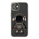 thumbnail image 2 of 3D Plating Astronaut Hidden Stand Case Cover Cute Astronaut Stand Phone Case para IPhone 12 TPU Cover, 2 of 3