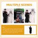 thumbnail image 3 of BRIGHTFUFU Halloween Wraath Skull Ghost Garland Puerta delantera Decoración colgante de la pared Suministros de Halloween, 3 of 8