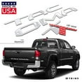thumbnail image 2 of BDTrims Domed 3D Raised Tailgate Letters Compatible with 2016-2020 Tacoma Models (Silver), 2 of 2