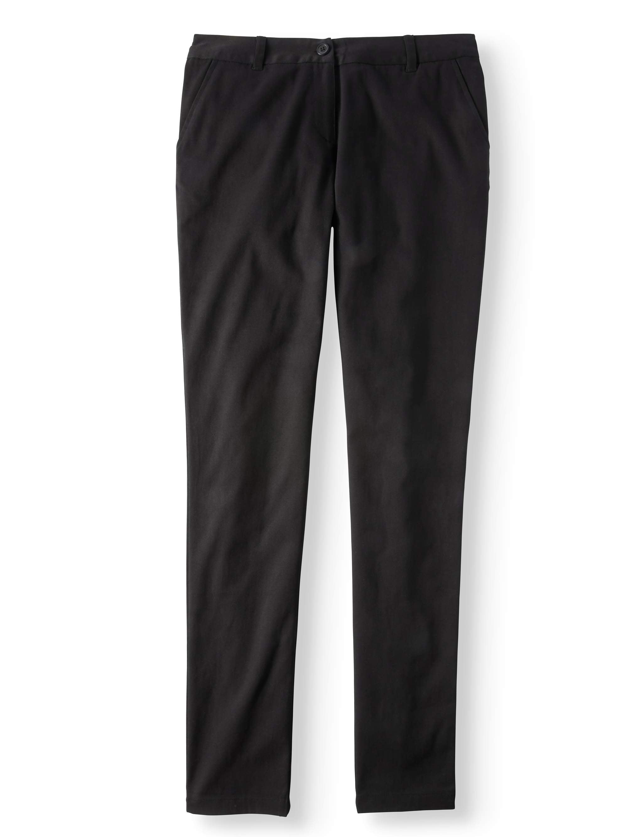 black skinny uniform pants
