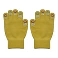 thumbnail image 2 of Guantes térmicos Fernando de invierno con puños elásticos y pantalla táctil color Amarillo, 2 of 8