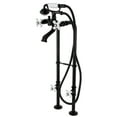 thumbnail image 4 of Kingston Brass  Freestanding Clawfoot Tub Faucet Package with Supply Line Oil Rubbed Bronze Oil Rubbed, 4 of 5