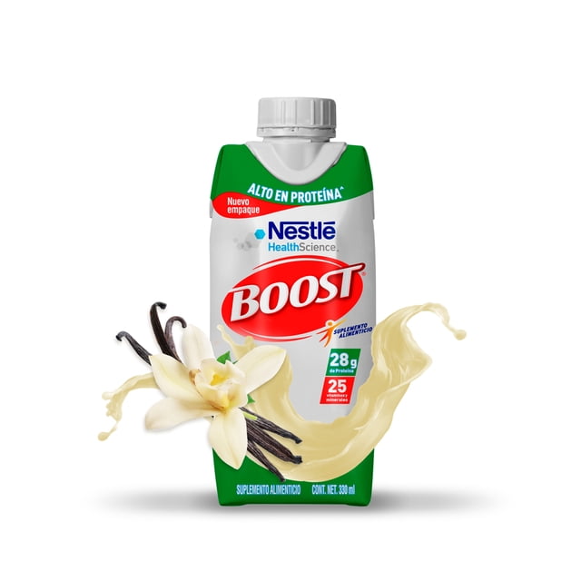 Suplemento Alimenticio Boost Boost Alto en Proteína Sabor Vainilla 330ml c/u