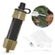 thumbnail image 4 of Purificador de supervivencia portátil para viajes de campamento Senderismo Escalada Mochilero Válvula de 0,1 micras de agua flotante Filtración Ejercito verde DYNWAVEMX Purificador de ahorro, 4 of 8