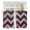Pink, Black, Gray, variant on Abstract Pink Tier Curtains 24 Inch Length, Geometric Zigzag Waves Bohemian Stripes Cafe Short Curtains for Bathroom Over Sink, Small Kitchen Curtain Light Filtering Drapes 2 Panels 27.5"Wx24"L