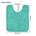 thumbnail image 5 of IAUYY 24x20 Inch Bath Mat Thick Soft Plush Shower Mat TPR Backing Material Non Slip Bath Mats for Bathroom for Tub Shower Hotel Weaving Lines, 5 of 9