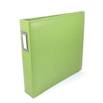 Scrapbook Classic Leather 3 Ring Album Kiwi 12X12