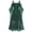 a Green, variant on LYXSSBYX Womens Plus Size Dresses Clearance Solid Cold Shoulder Butterfly Sleeve Lace Up Halloween Dress