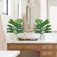 thumbnail image 5 of Scidweet 2 Packs Fake Plants, Artificial Tropical Small Faux Pot Plants Indoor Home Office Table Kitchen Bathroom Decor, 5 of 9