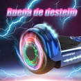 thumbnail image 4 of Hoverboard con Bluetooth más nuevo, LBW21 patinete flotante de Color cromado con ruedas Led, patinete autoequilibrante con altavoz incorporado para niños, adolescentes Hoverstar LBW21, 4 of 7