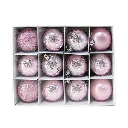 

ActFu Christmas Ball Exquisite Festive Ornamental Delightful Xmas Tree Painted Christmas Ball Pendant for Home