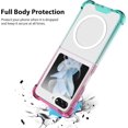 thumbnail image 2 of for Samsung Galaxy Z Flip 5 Case Crystal Gradient Clear Luxury Elegant Magnetic Case [Support for Magsafe] Camera Protector Soft TPU Shockproof Protective Galaxy Z Flip 5 Case -Pink Blue, 2 of 6