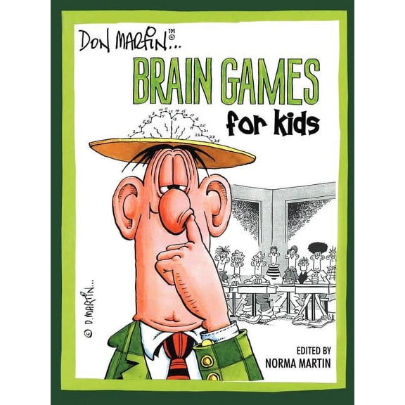 Don Martin Brain Games For Kids (Paperback)