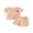 Pink, variant on Baby3M 6M 12M 18M 24M 2T 3T Girl 2Pcs Summer Outfits Short Sleeve Fruit Embroidery Tops and Shorts Set Toddler Spring Clothes