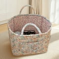thumbnail image 5 of Floral Fabric Storage Basket Large Laundry Basket Laundry Hamper Decor Supplies (Style 1), 5 of 9