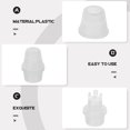 thumbnail image 3 of 100pcs Cord Grip Strain Relief Connector Thread Cable Grip Locker Cord Fixing Grip, 3 of 5