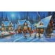 thumbnail image 2 of Cuadros Decorativos Kit de póster de pueblo de nieve 5D de pintura de diamante de taladro redondo completo de bricolaje (A4307) Tmvgtek embutido en tela, 2 of 6