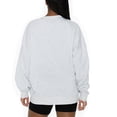 thumbnail image 5 of Women's Gameday Couture Ash Iowa State Cyclones Premium Fleece Pullover Sweatshirt, 5 of 5