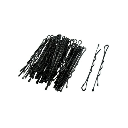 Unique Bargains DIY Hairstyle Metal Hair Barrette Bar Clips Black 40 Pcs for (Best Black Weave Hairstyles)