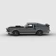 thumbnail image 3 of Classic Ford Mustang Building Block Brick Car compatible with LEGO Cars, Great Gift, Diecast Toy Decor - 324 Pieces, 3 of 6
