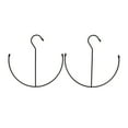 thumbnail image 2 of PERCHAS DE SUMBER PARA ARMARIO, Soporte para el Sombero Estante de Sombrero Forma Plana Forma de Anclaje 2pcs Decorativo Para Bolsas, 2 of 7