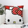 thumbnail image 6 of Hello Kitty Pillow Cover, Square Throw Pillow Cases For Couch Sofa Bed Living Room,Home Decorative, 20"X20", 6 of 9