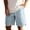 Light Blue, variant on Admvng Shorts for Men Ice Silk Drawstring Elastic Waist Solid Workout Athletic Shorts