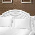 thumbnail image 2 of Juego de cama con funda de almohada y sábana bajera ajustable satinada de seda de imitación de color liso (Queen), 2 of 8