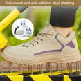 thumbnail image 6 of Steel Toe Cap Trainers Men Women Non-Slip Lightweight Safety Trainers Safety Shoes Puncture Proof, 6 of 8