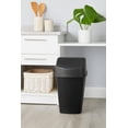 thumbnail image 2 of Bote de Basura con Tapa de Balancín 10 Litros Negro | Compacto, Resistente y Fácil de Limpiar | Ideal para Cocina, Oficina, Baño y Hogar, 2 of 4