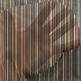 thumbnail image 3 of Striped Tulle Curtains with Rod Pocket, Colorful Vertical Thin and Bold Stripes in Retro Style Geometrical Abstract Design, Sheer Drape for Wedding Party 2 Panels, 7 Sizes, Multicolor, by Ambesonne, 3 of 3
