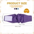 thumbnail image 2 of Uxcell Belly Bands for Male Dogs, Reusable Washable Dog Diapers High Absorbing Wrap Diapers, (3Pcs, M, Denim Color, Purple, Black), Intended for Male Small Doggie/Puppies Training, 2 of 7