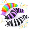 thumbnail image 1 of Juguete Fidget Slug Cevioce Sensory para niños y adultos, 3 unidades, 1 of 7