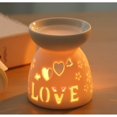 thumbnail image 4 of Essential Oil Burner, Oil Diffuser Lamp, Ceramic Diffuser Candle Holder for Home Decoration, Meditation, Gift Idea, 4 of 5