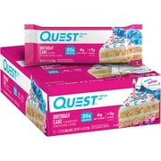 Quest Nutrition Flavored Protein Bar, High Protein, Low Carb, Gluten Free, Keto Friendly, 12 Count