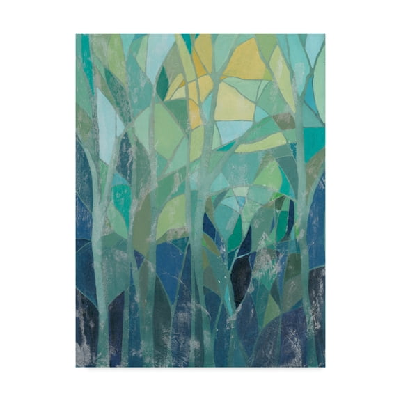 Trademark Fine Art 'Stained Glass Forest I' Canvas Art by Grace Popp