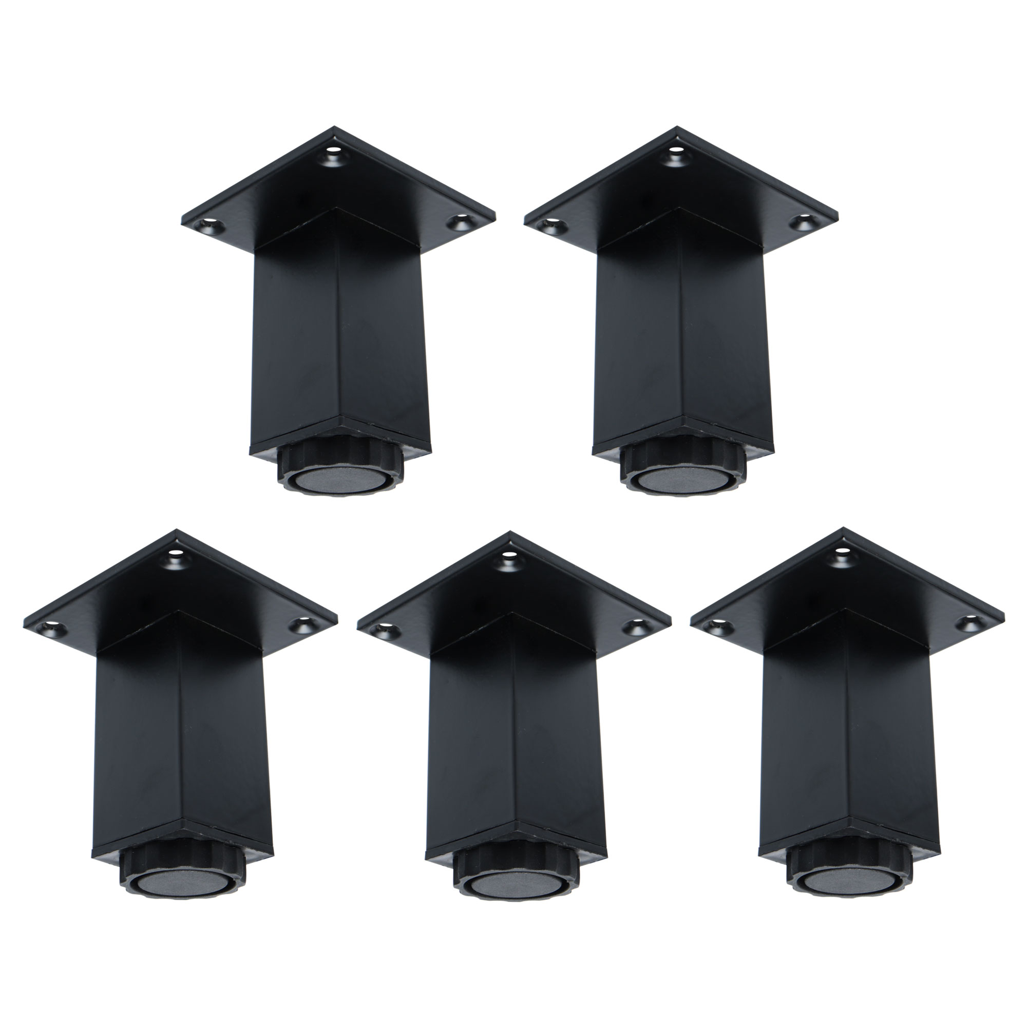3 Inch Furniture Legs Aluminium Alloy Adjustable Feet Table Leg Height ...