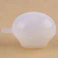 thumbnail image 2 of 1、Estos moldes están hechos de silicona, que son buenas herramientas para hacer tus propias manualidades 2、Diseño en forma de huevo, y hay tres tipos opcionales disponibles, a saber, forma esféri, 2 of 7