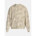 thumbnail image 5 of No Boundaries Crewneck Fleece Sweatshirt with Long Sleeves, Men's XS-4XLT, 5 of 5