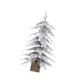 thumbnail image 1 of Árbol de Navidad artificial Macarena con copos de nieve 60cm, 1 of 8