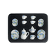 thumbnail image 3 of 52 Escena de juego de comida en miniatura para casa de muñecas, modelo de casa de muñecas, accesorios, mini juego de té de cerámica, taza de té SC, 3 of 6