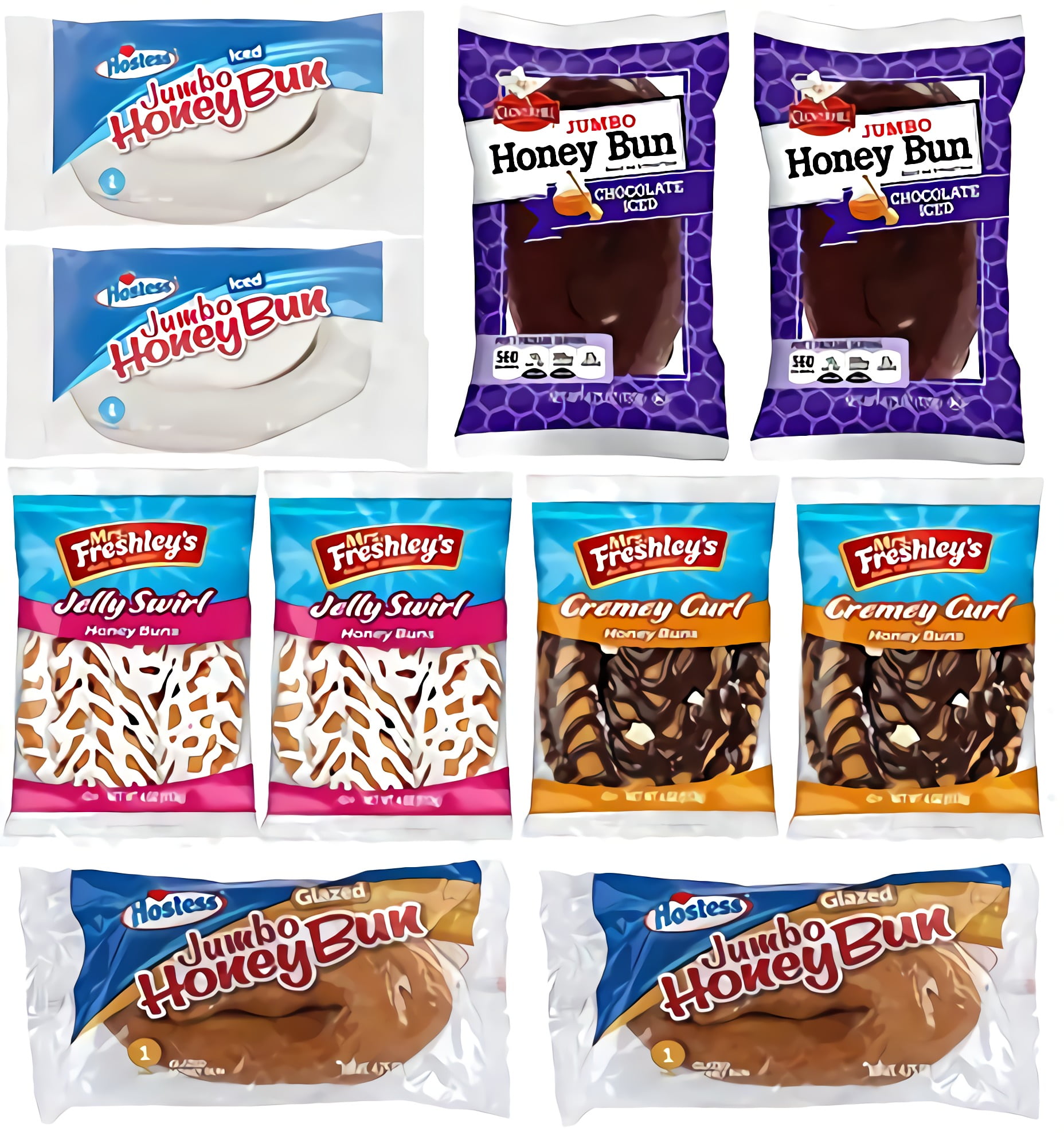 Tribeca Curations Five Flavor Honey Bun Variety Pack from Hostess