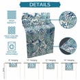 thumbnail image 6 of Blue Teal Coastal Table Runner 90 Inches, Summer Beach Nautical Starfish Shell Coral Bed Runner Dresser Scarves Tabletop for Indoor Outdoor Parties/Ceremony/Banquet, 13" x 90", 6 of 9