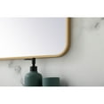 thumbnail image 5 of Soft corner metal rectangular mirror 28x42 inch in Brass, 5 of 5